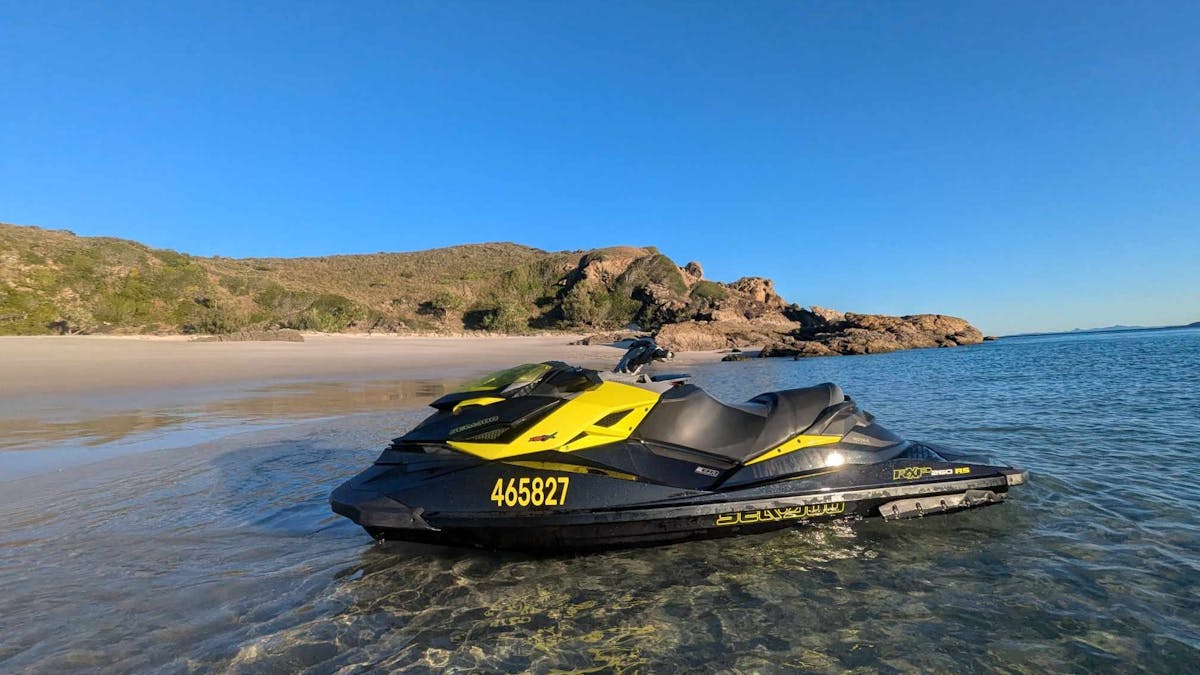 Jetski at North Keppel Island