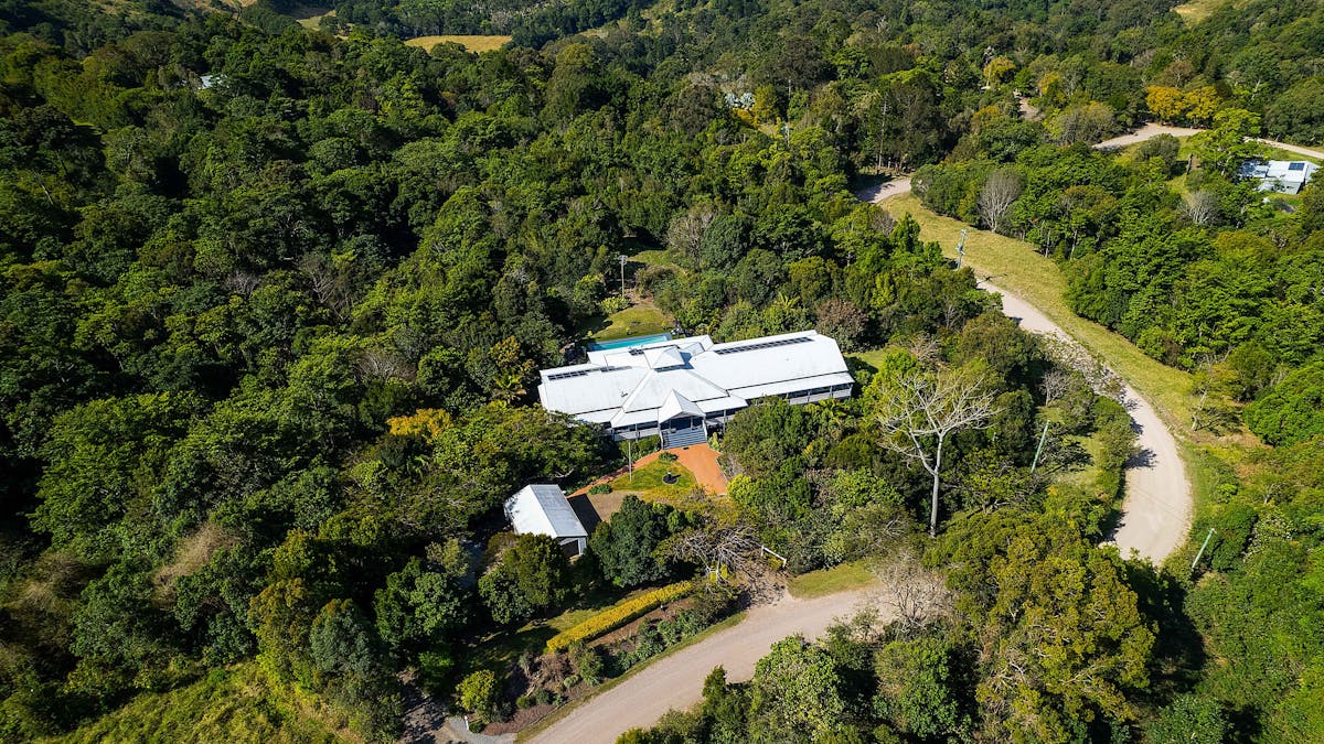 The Country House at Hunchy Aerial View