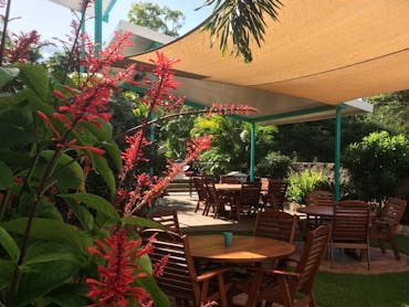 Al fresco dining area