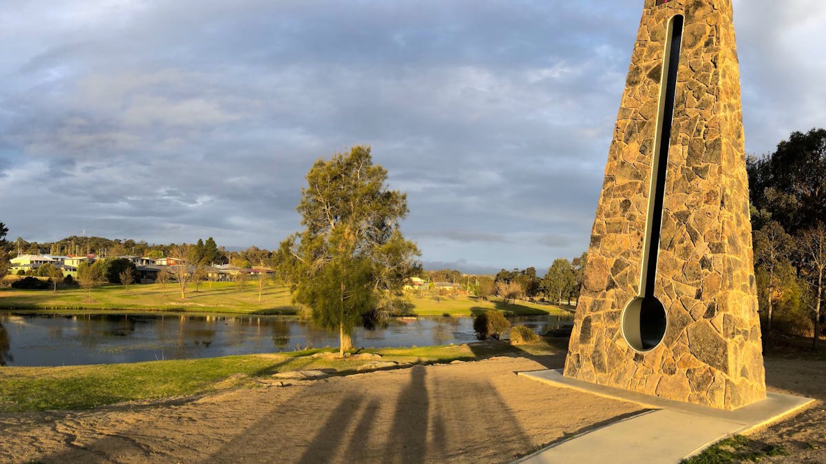 The Big Thermometer in Stanthorpe