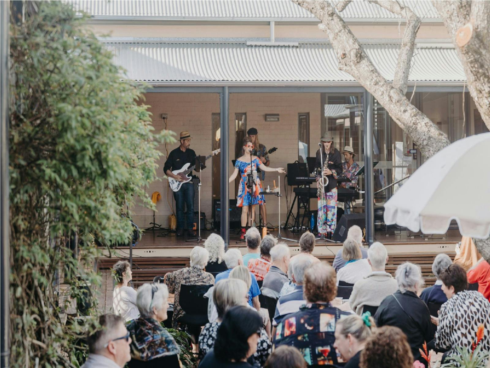Jazz in the Courtyard with Friends