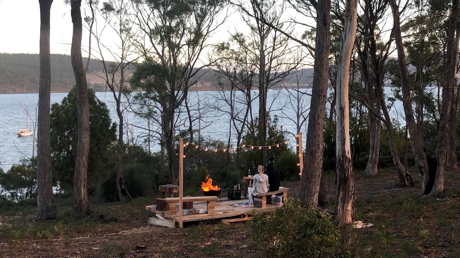 Sundowners at the Fire Pit