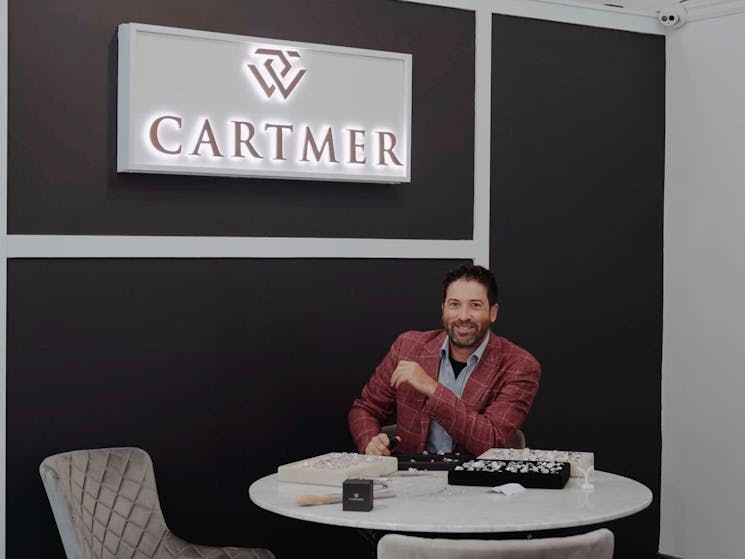 Sydney Jeweller Consultant Adam Cartmer of Cartmer Jewellery