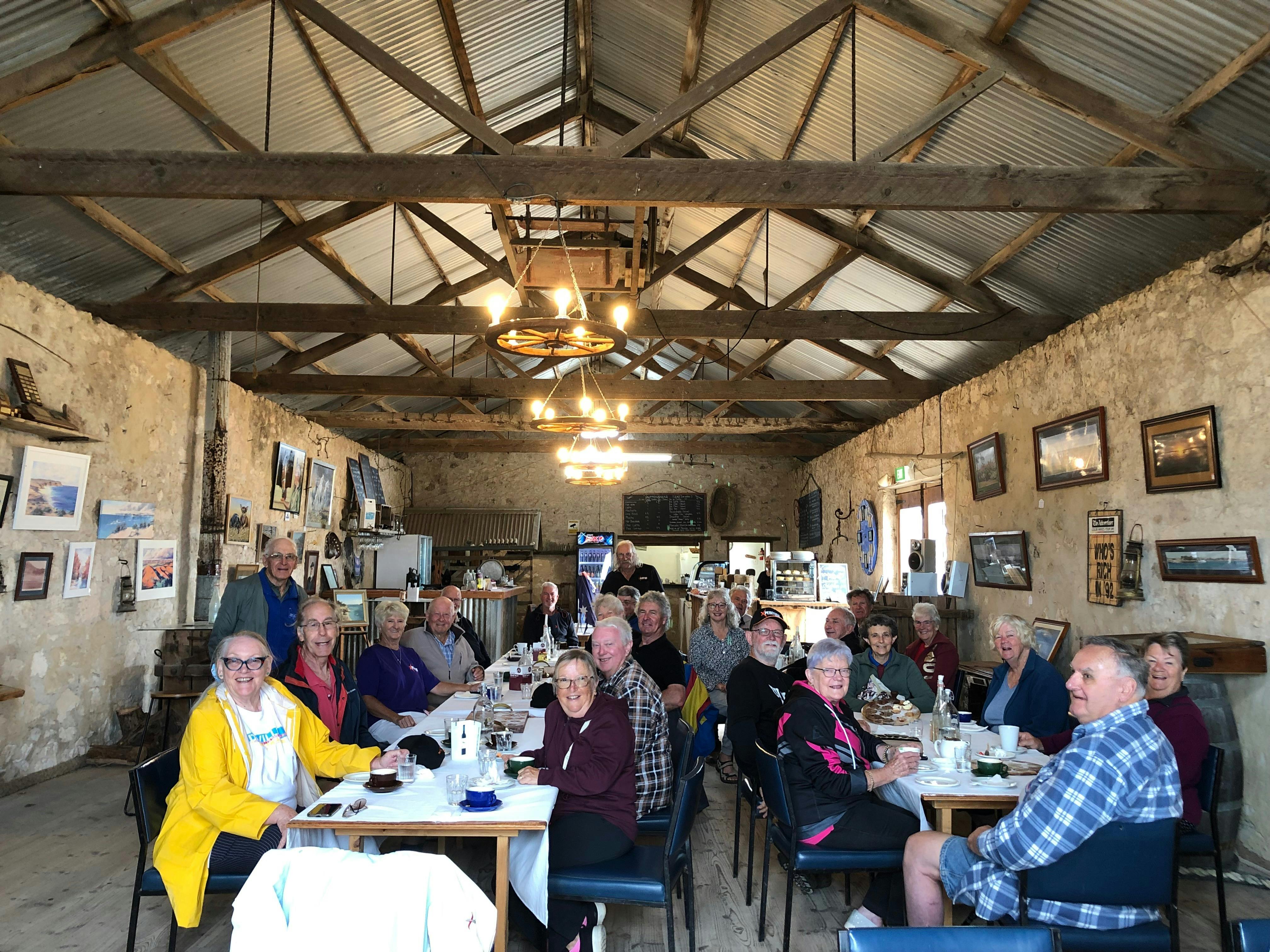 Group bookings, catering & Coach Tours welcome.  Bookings required.