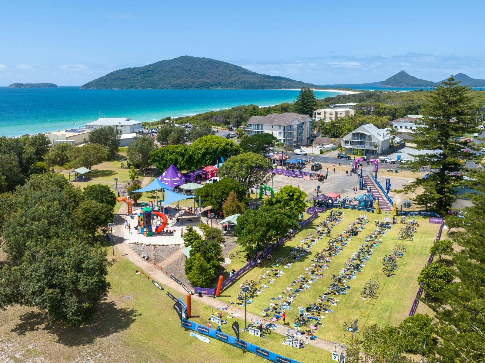 Hawks Nest Tri Aerial Shot