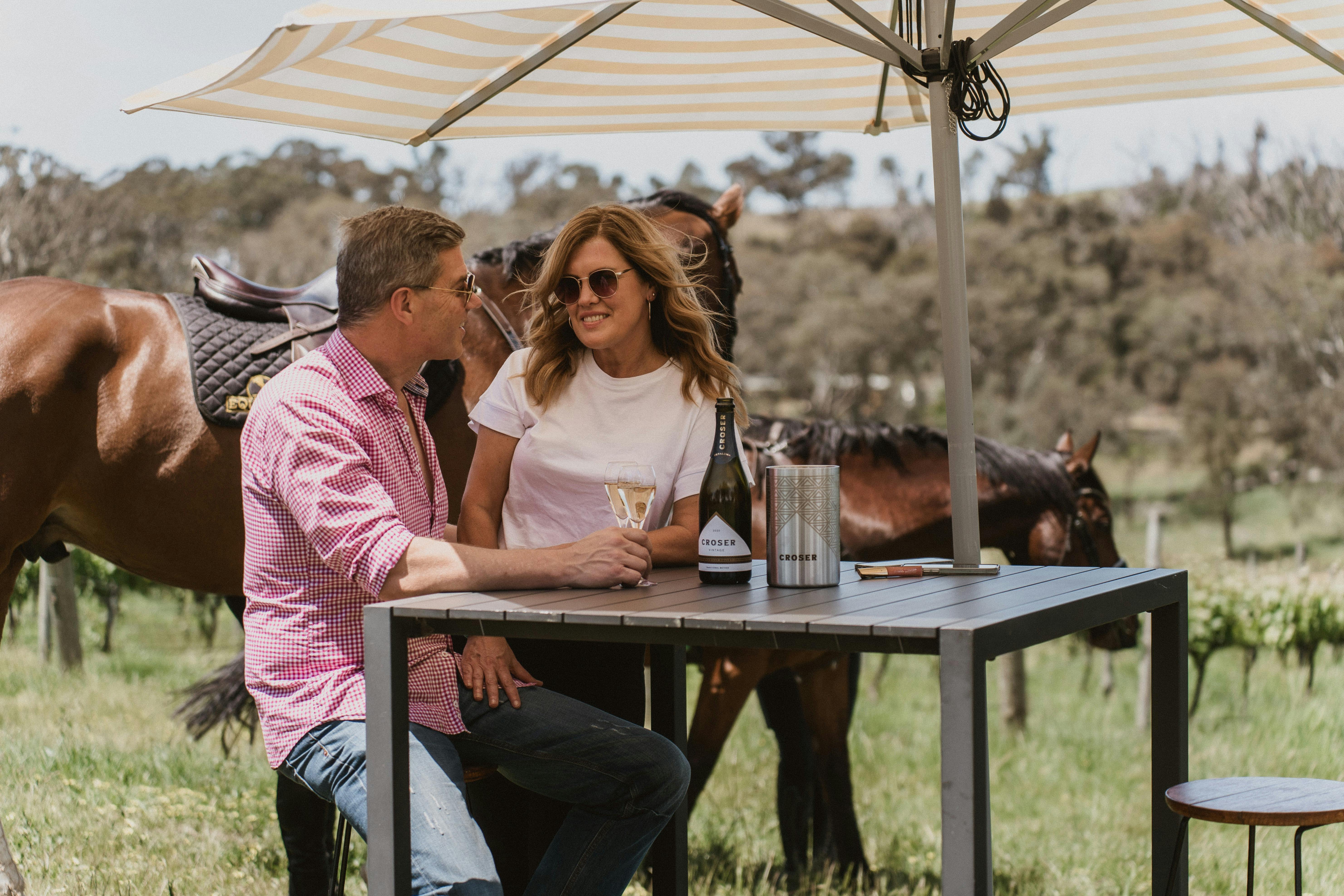 VIP Private Horse Trail Ride & Lunch with Olympian Megan Jones at Petaluma