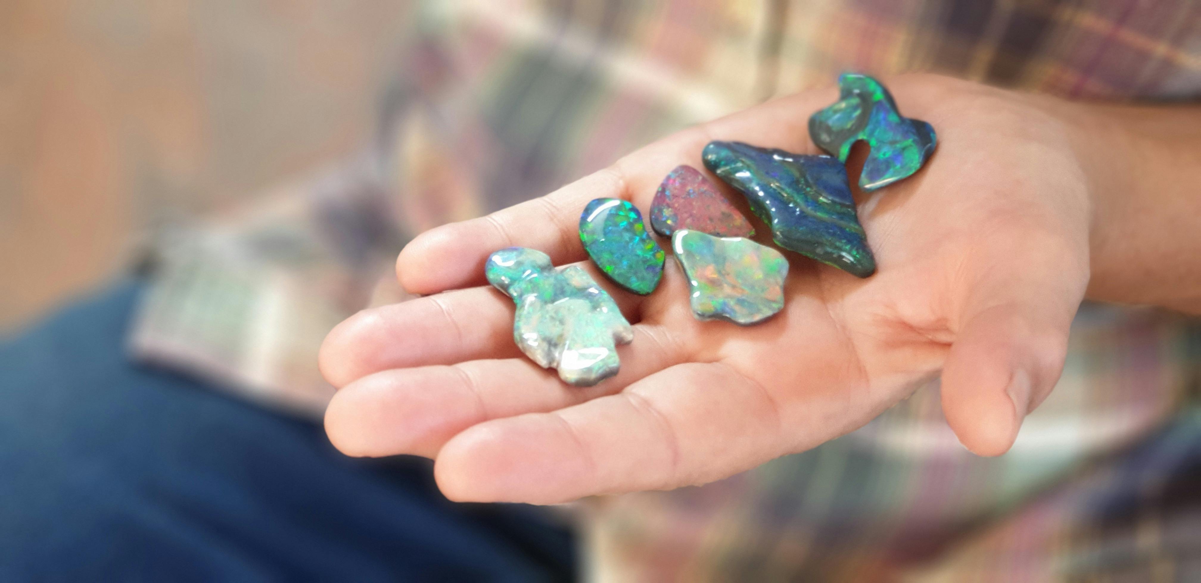 Variety of Black Opal from Opal Bin in Lightning RIdge