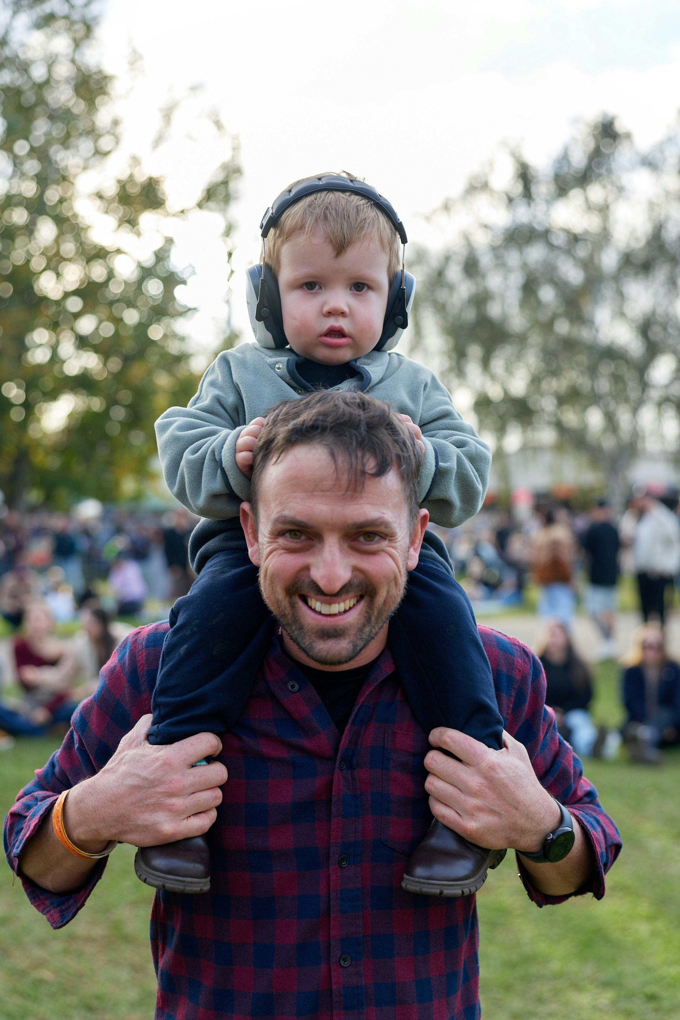 On shoulders