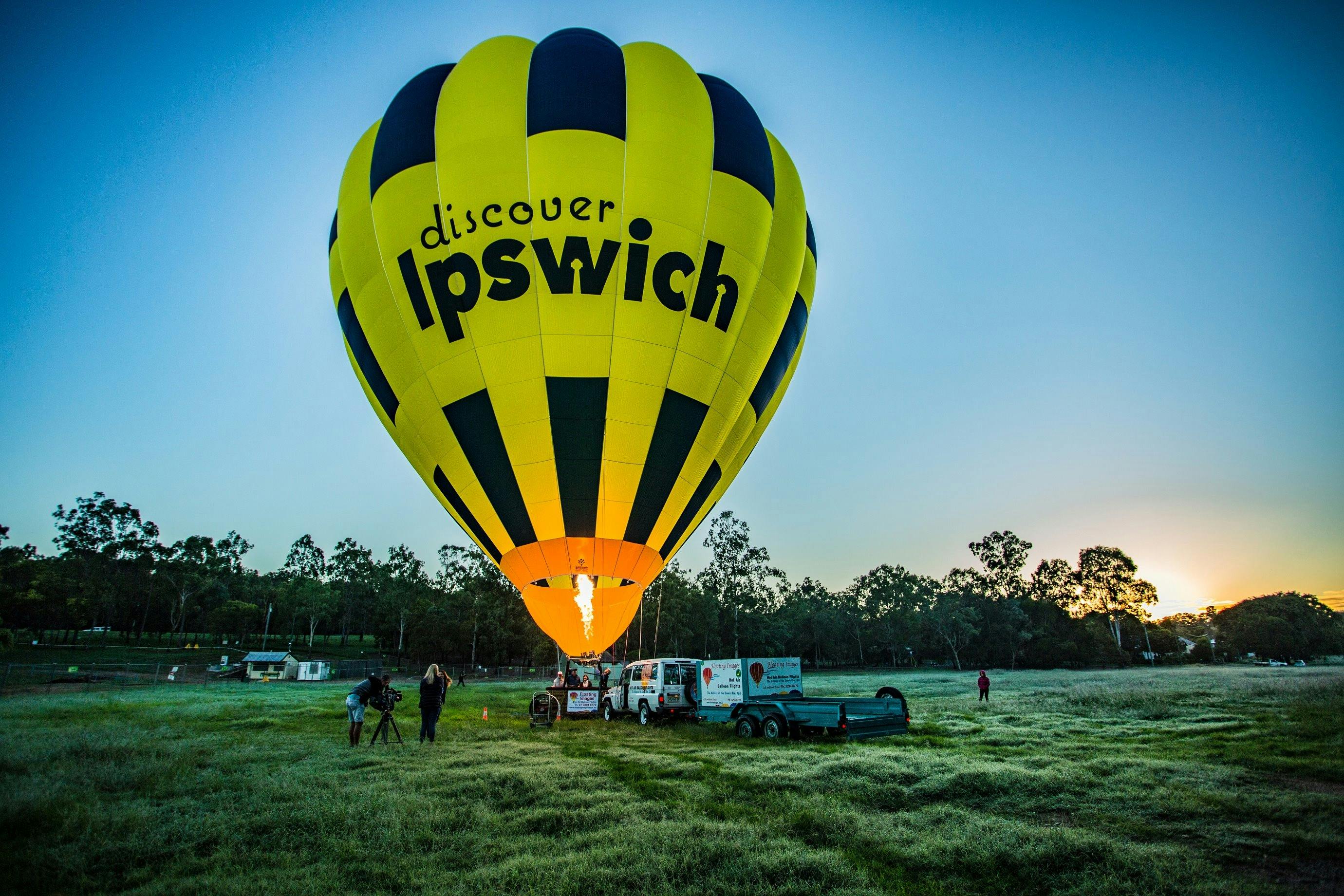 Greater Brisbane Hot Balloon Flight and Restaurant Breakfast