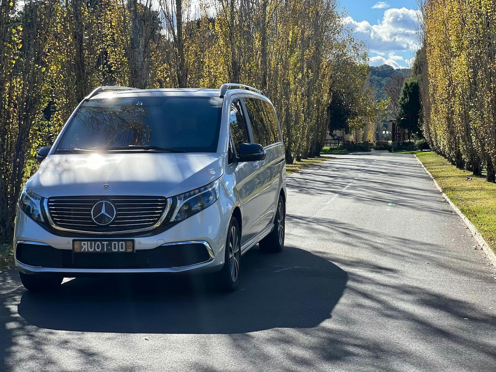 Experience premium comfort and sustainability in our spacious Mercedes V-Class