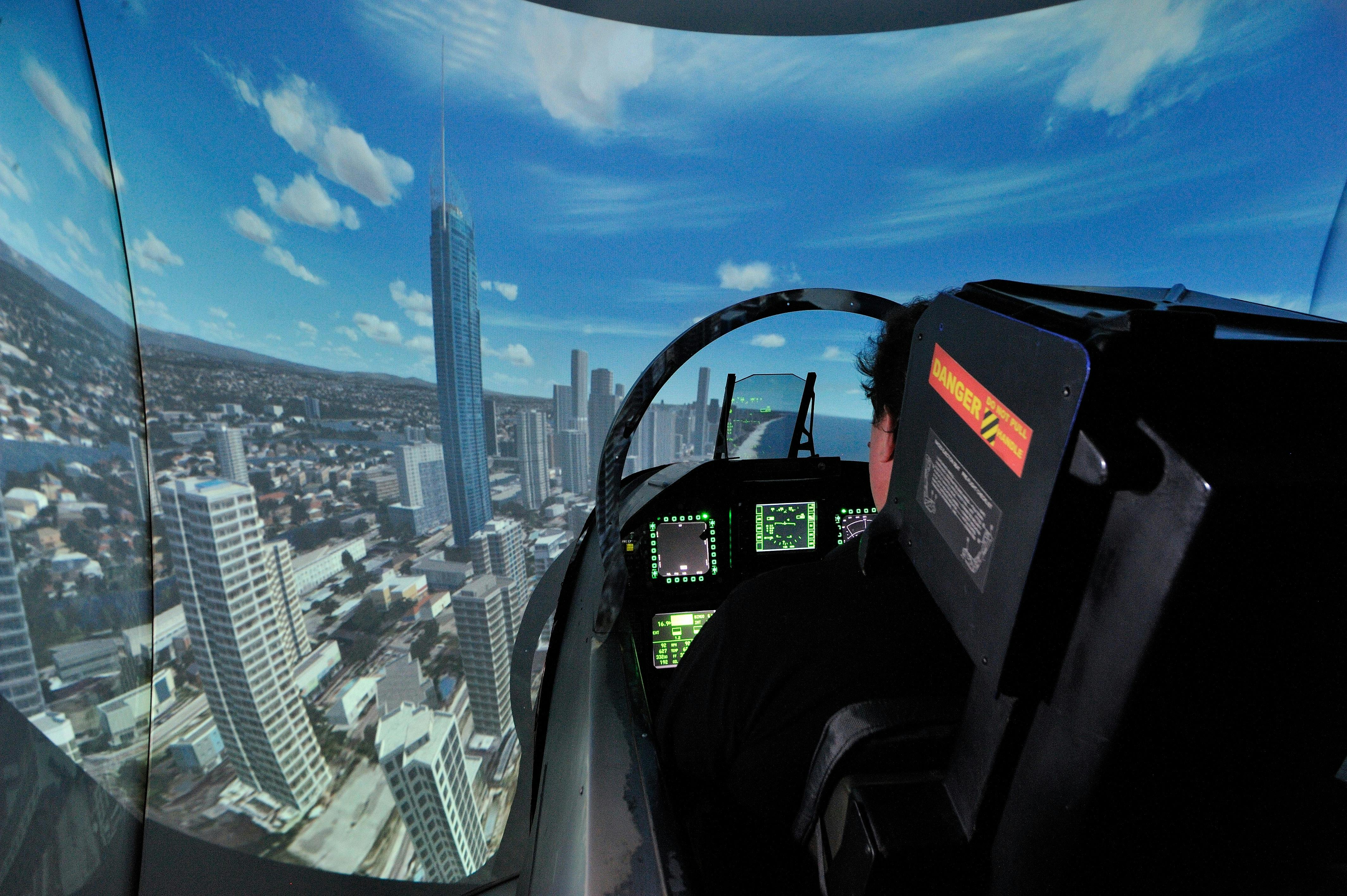 F/A-18 Super Hornet flight simulator Brisbane