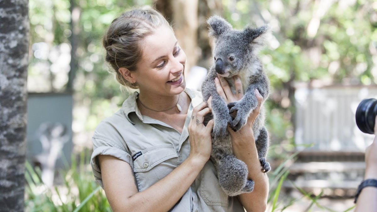 Ranger with Koala