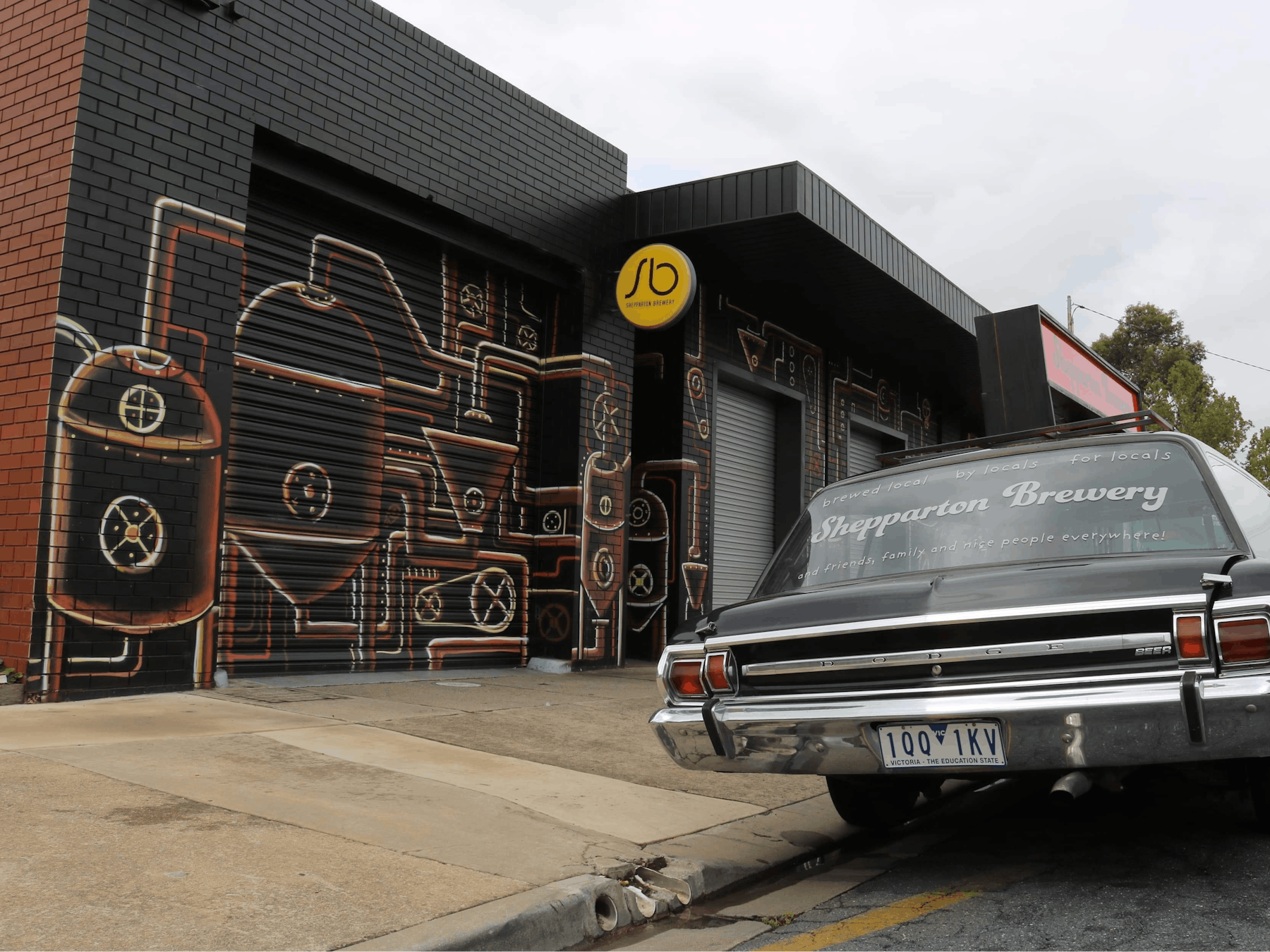 Shepparton Brewery - local artist Tank