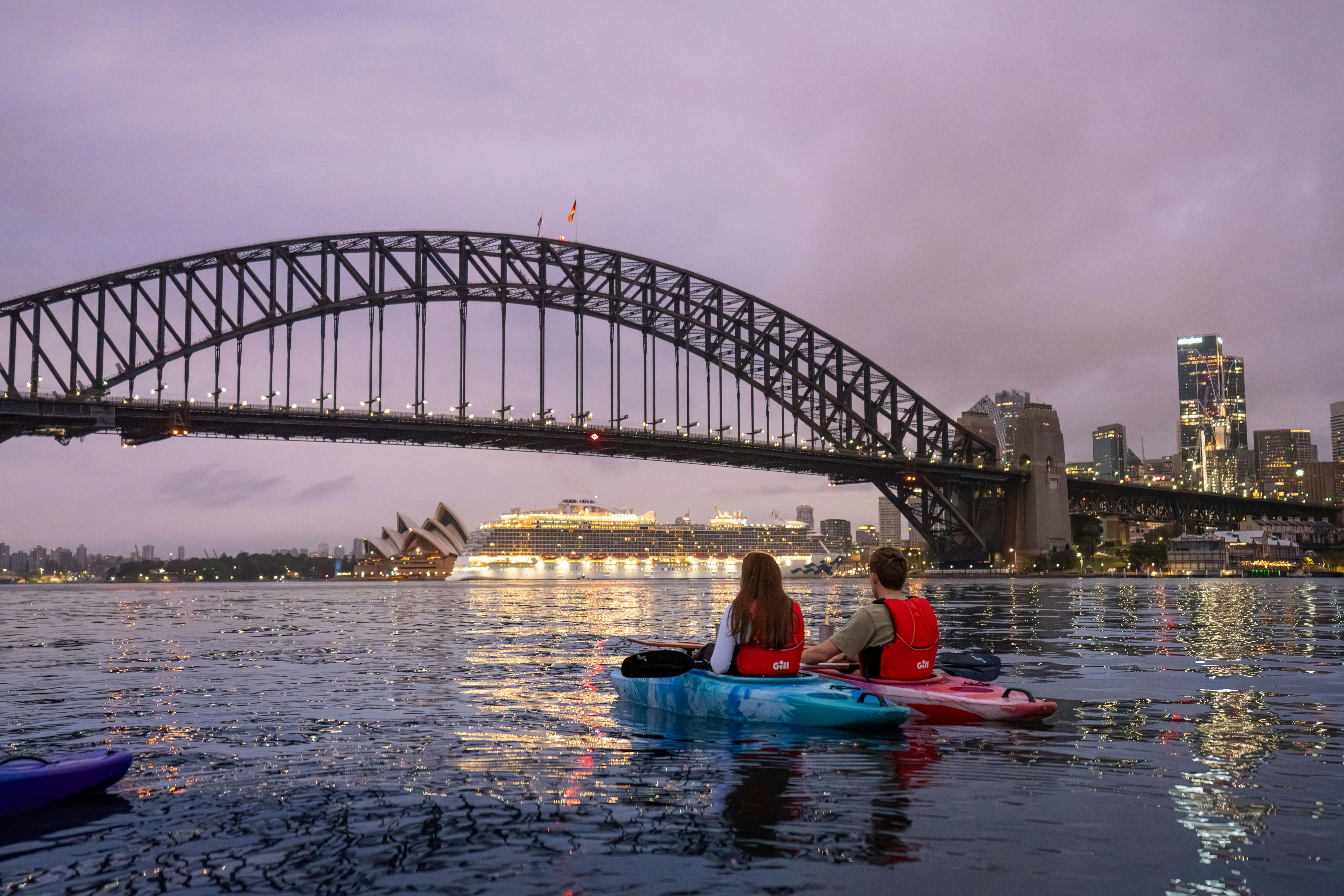 Couple's Sunrise Champagne Kayak Experience