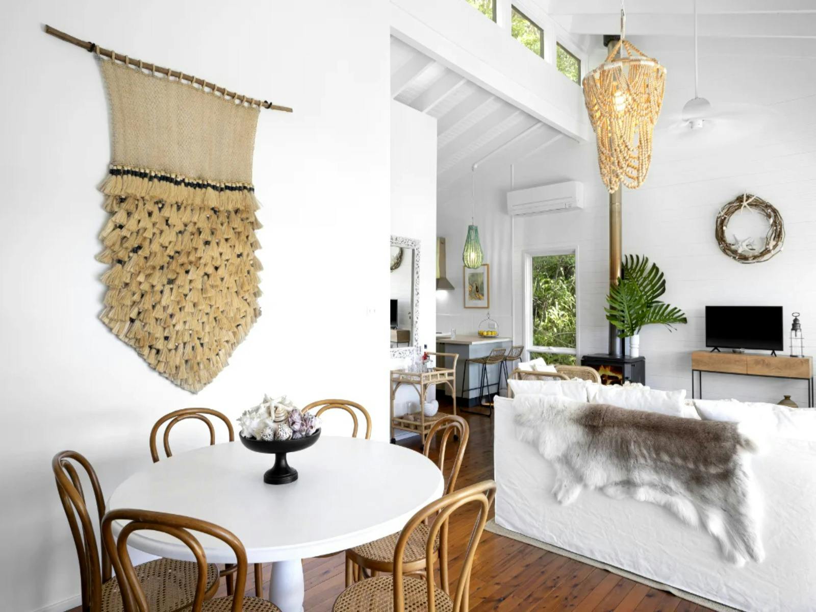 Open plan dining and living