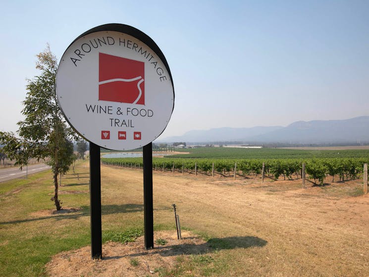 The Food and Wine Trail in the Hunter Valley.
