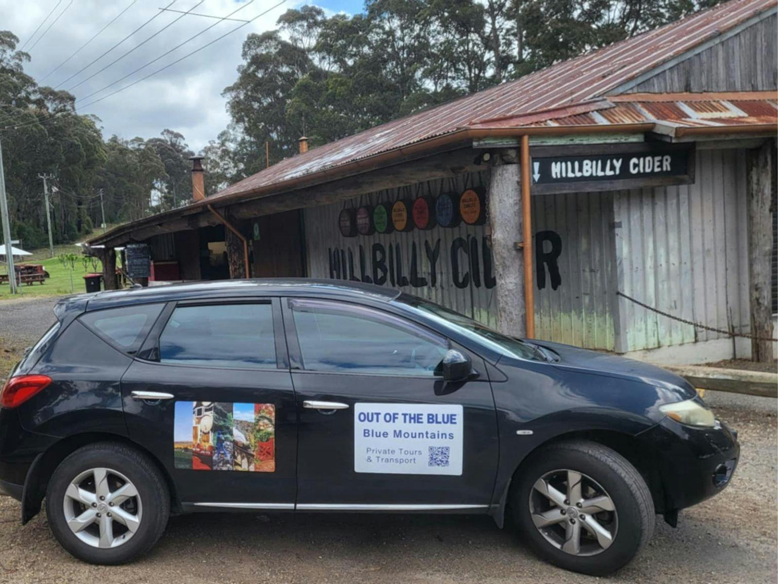 Day tour by private transport car to Bilpin, including Hillbilly Cider