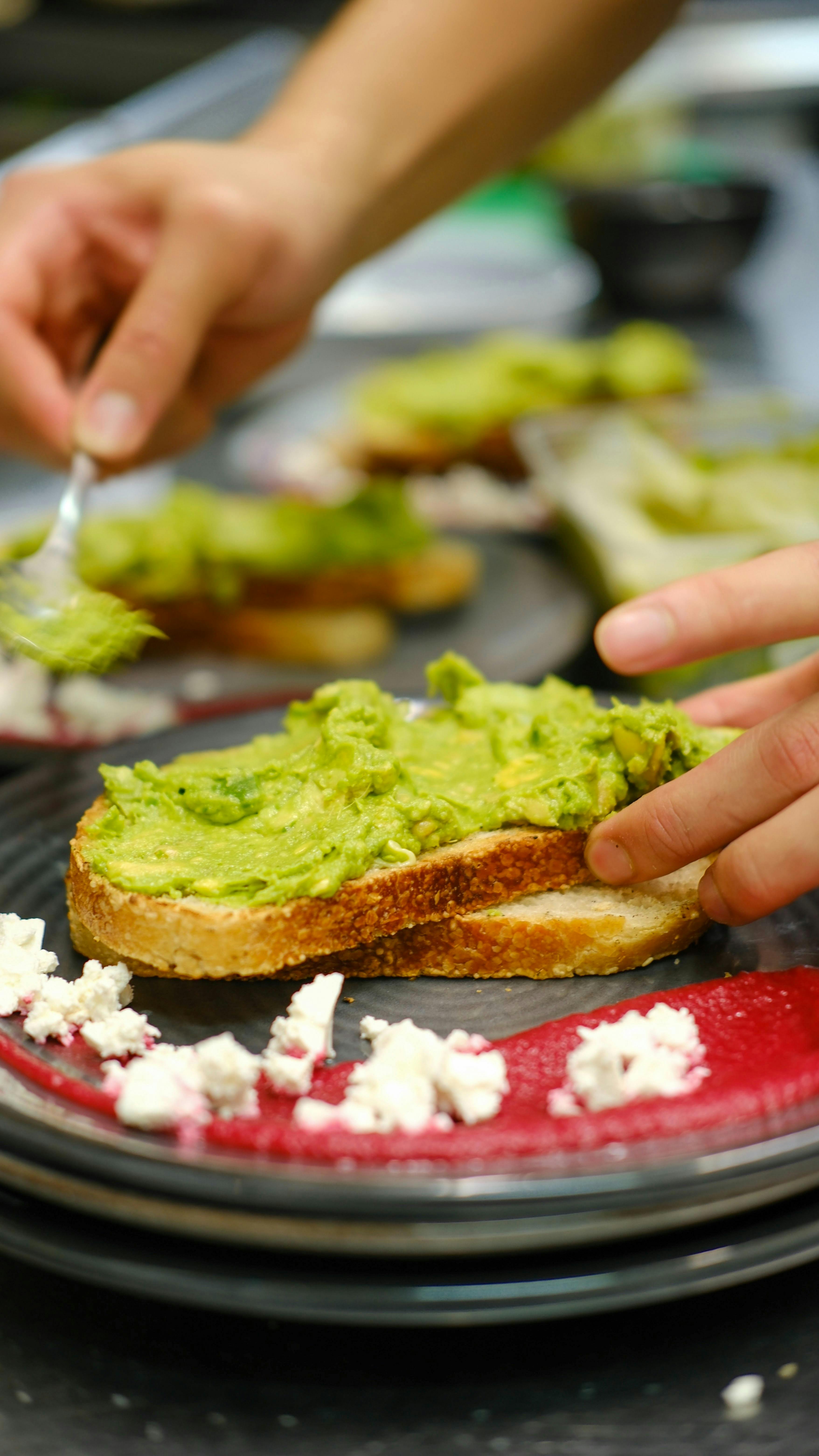Avocado smash building at Food'n'Brew, Bicheno