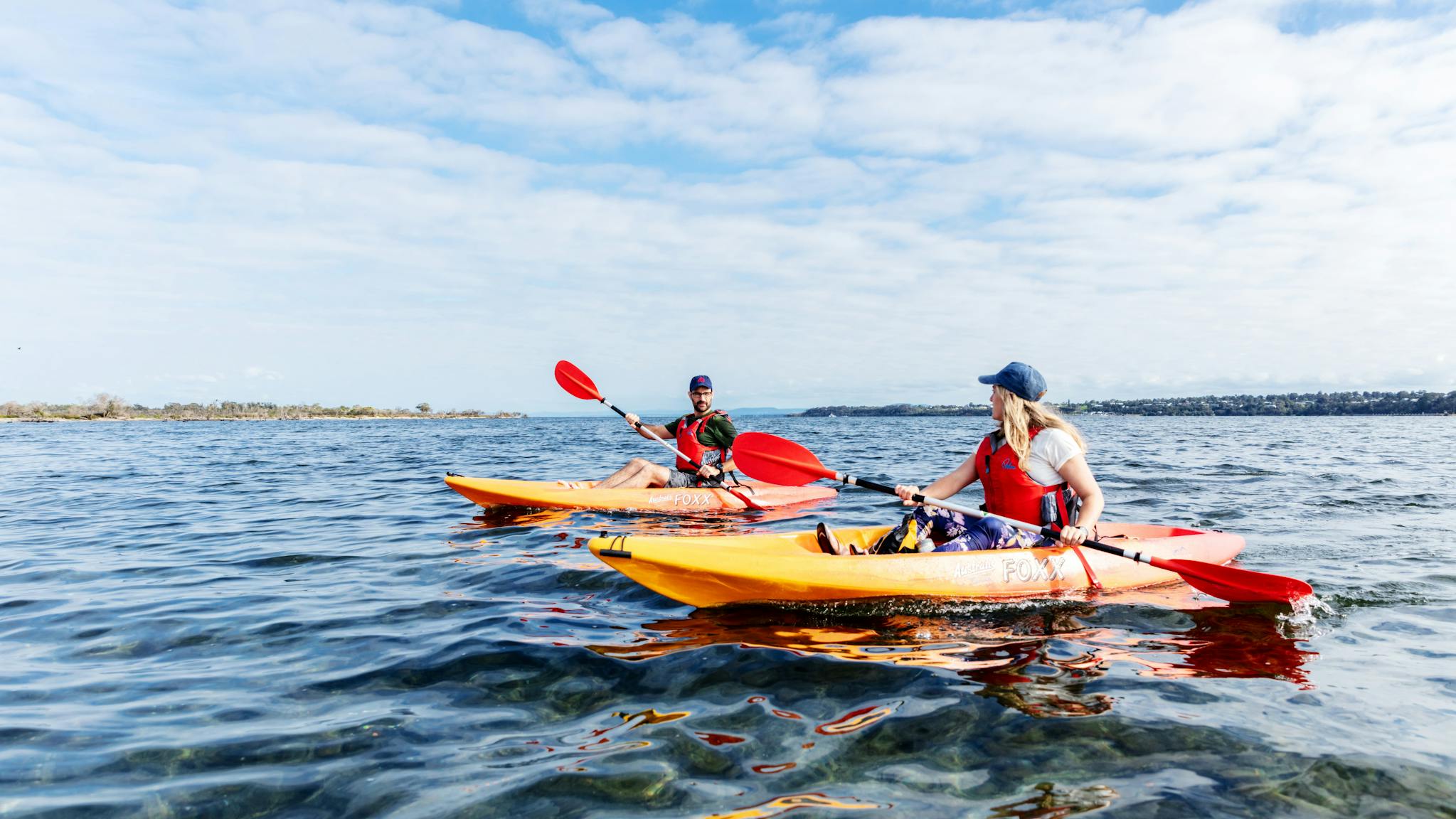 Kayak the Gippsland Lakes on our sit on top kayaks