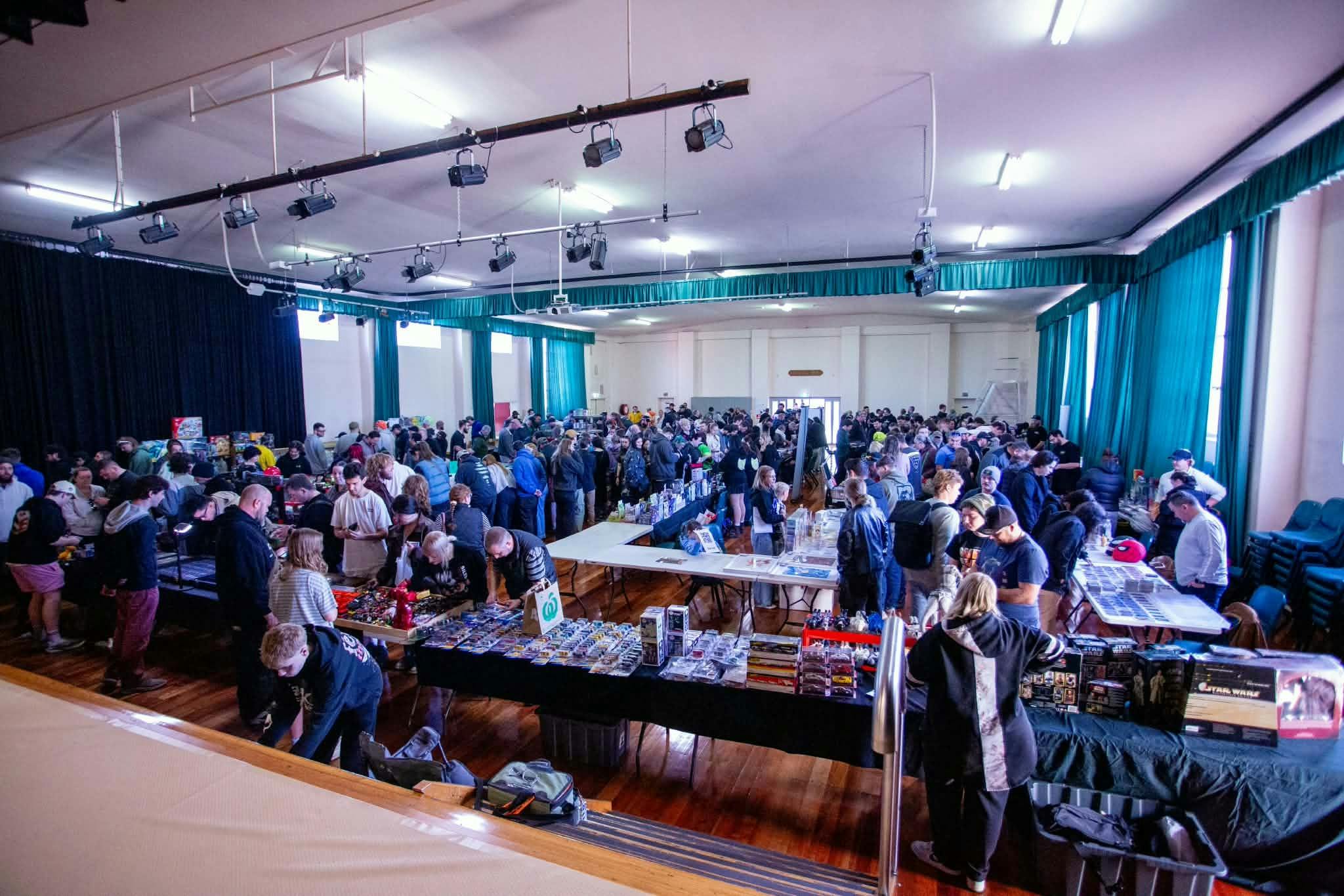 overview of last event approx 500 people in photo
