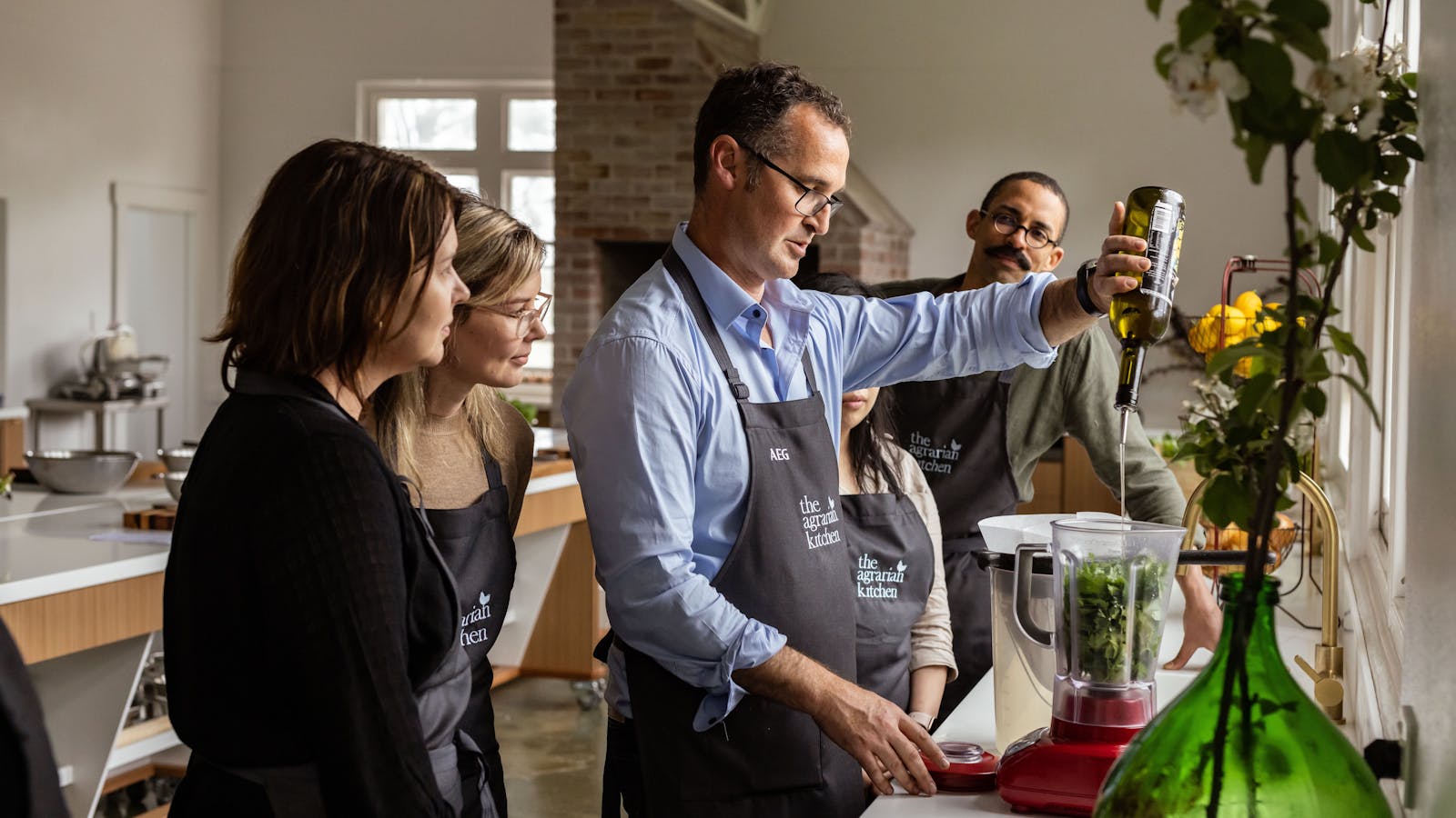 Cooking class with Rodney Dunn