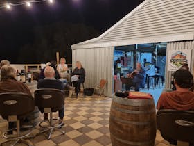 Enjoy some tunes and a pizza