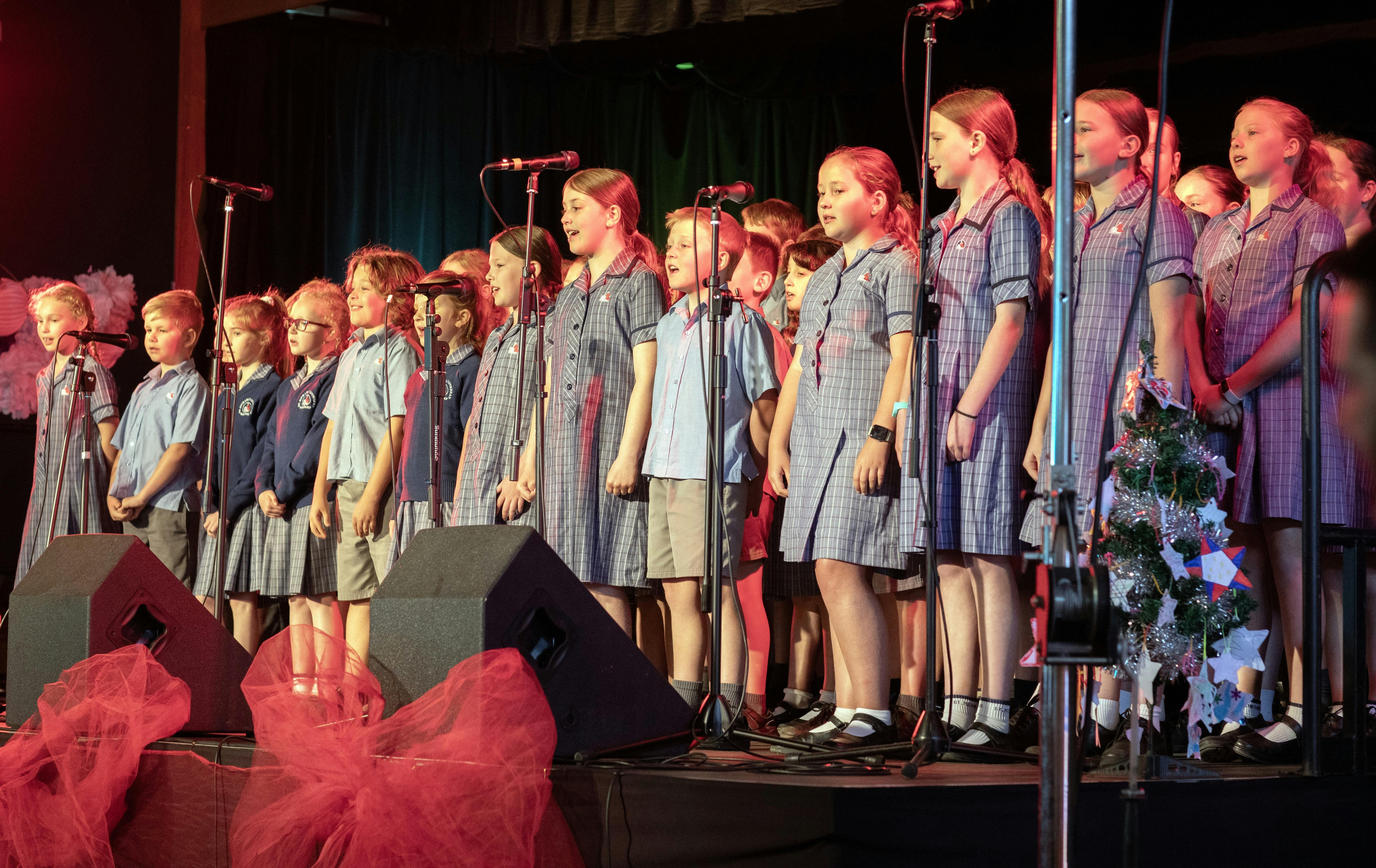 Choir students
