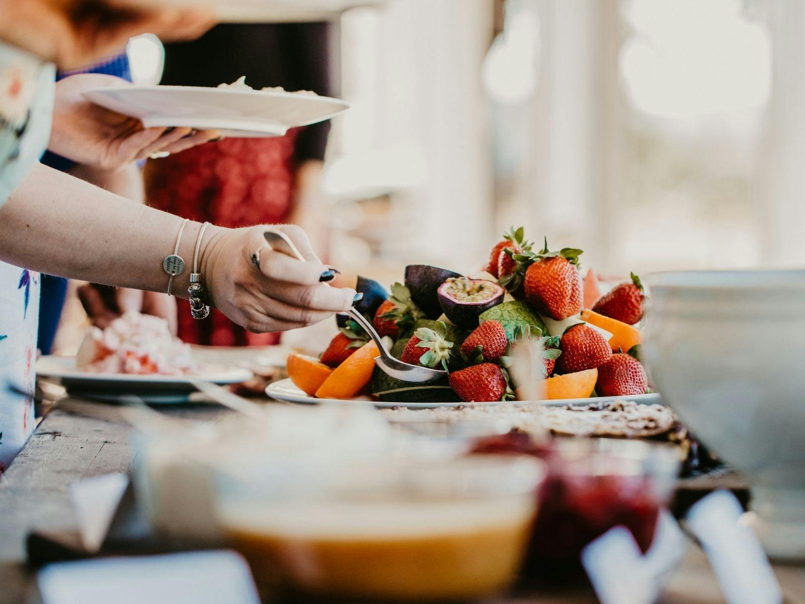 A fruit platter