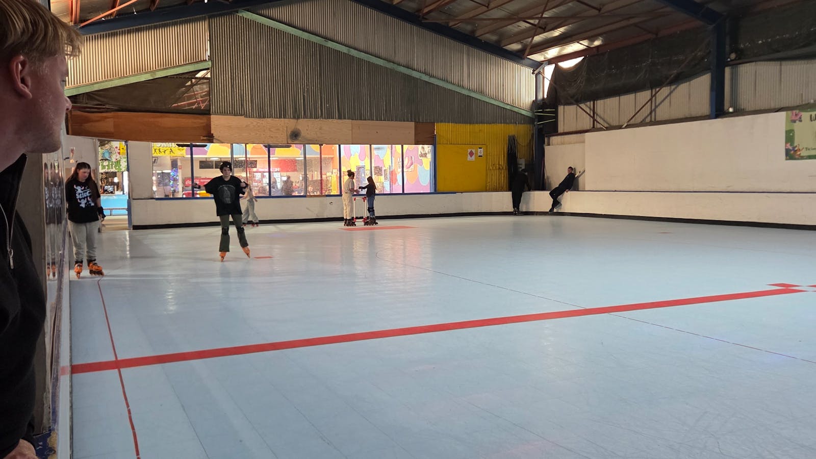 Large skate rink