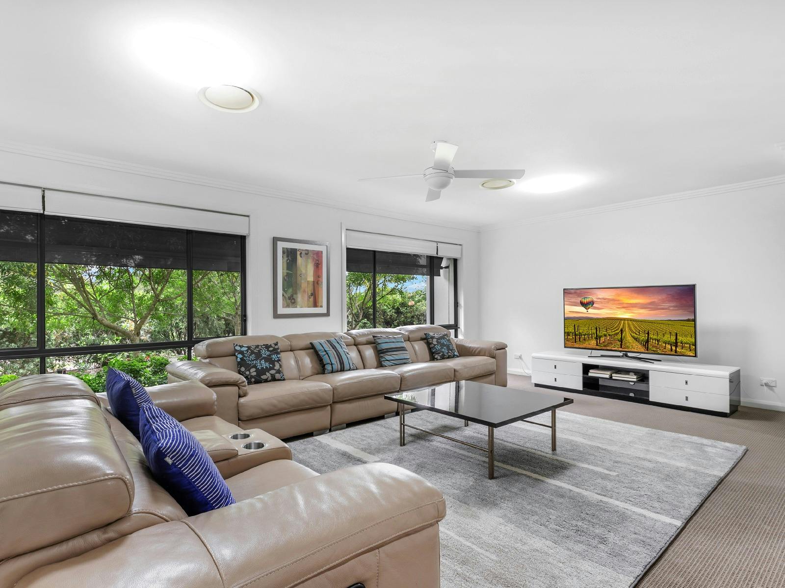 Parkside lounge room with TV