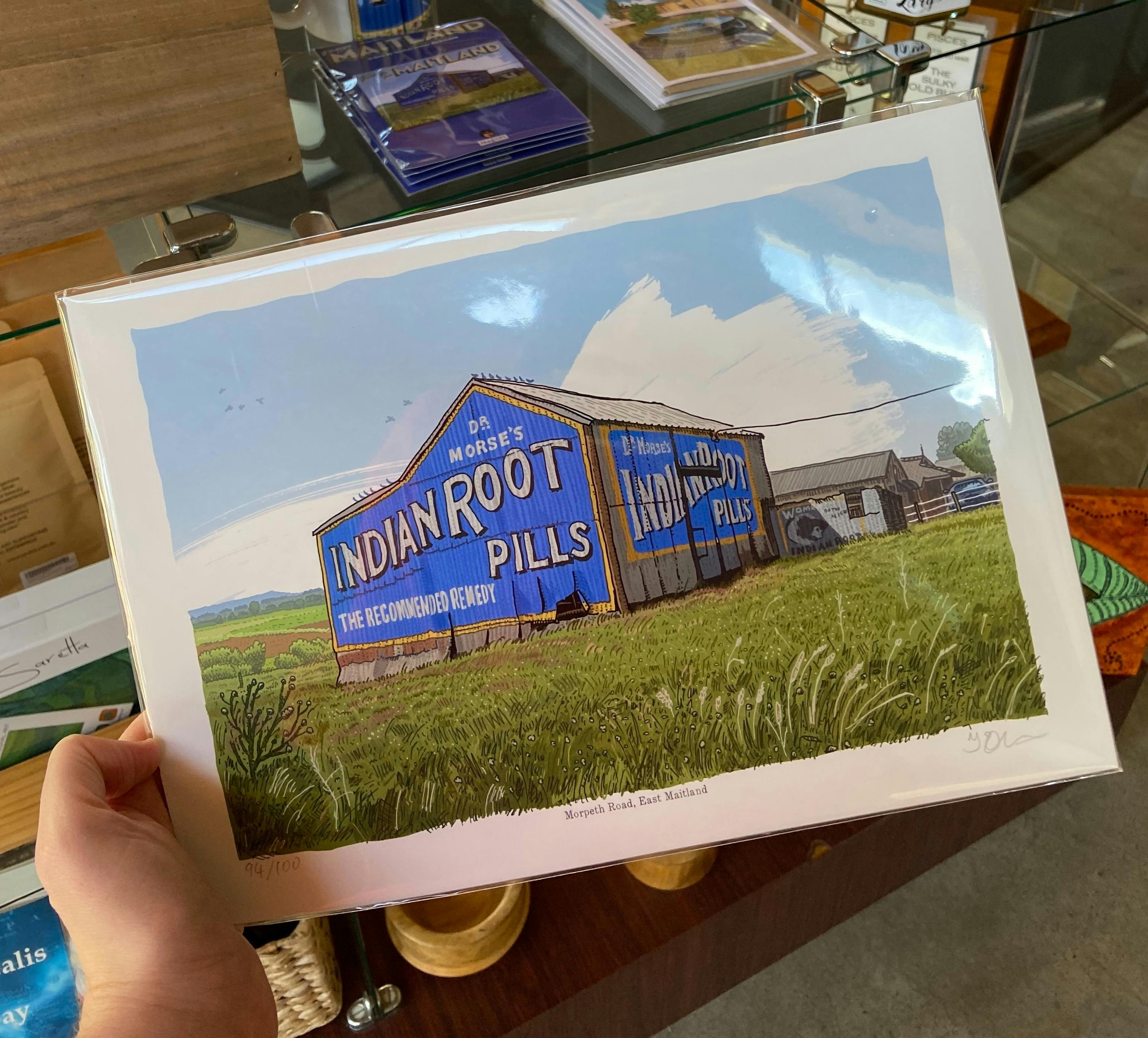 Photo of Trevor Dickinson gift card.