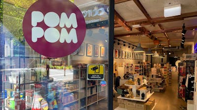 Pom Pom Store’s inviting window displays curated gifts and homewares.