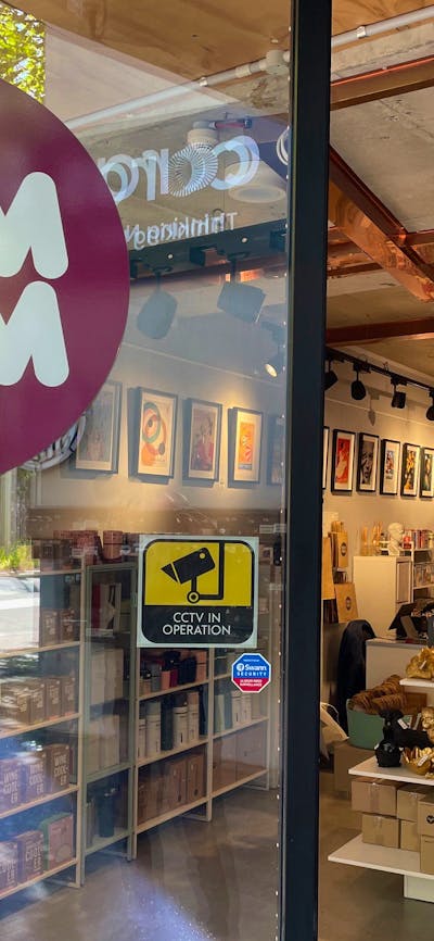 Pom Pom Store’s inviting window displays curated gifts and homewares.