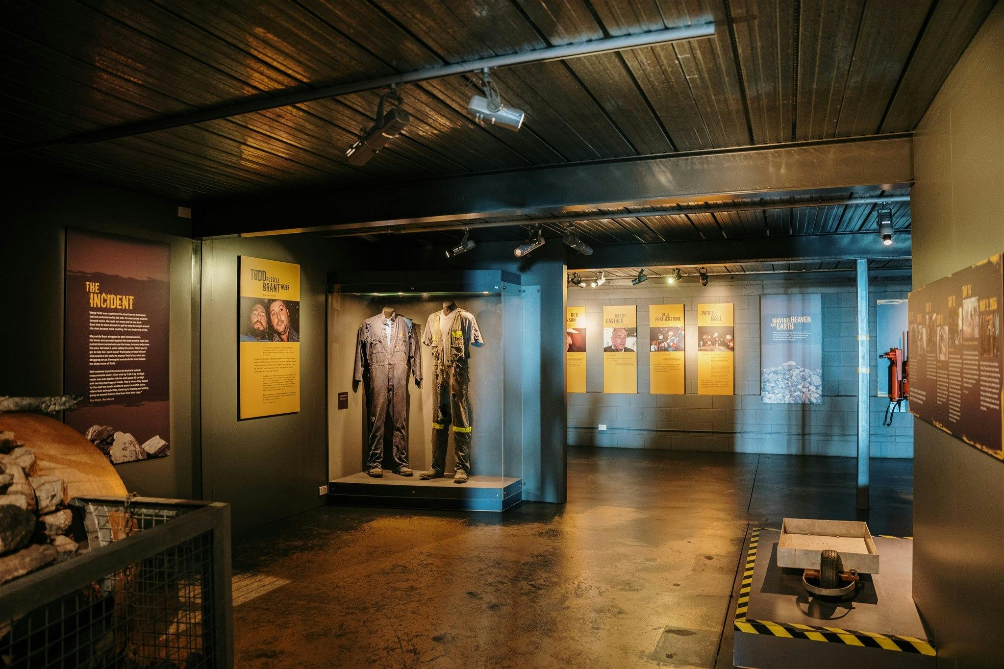 exhibition dedicated to the Mine Rescue of 2006