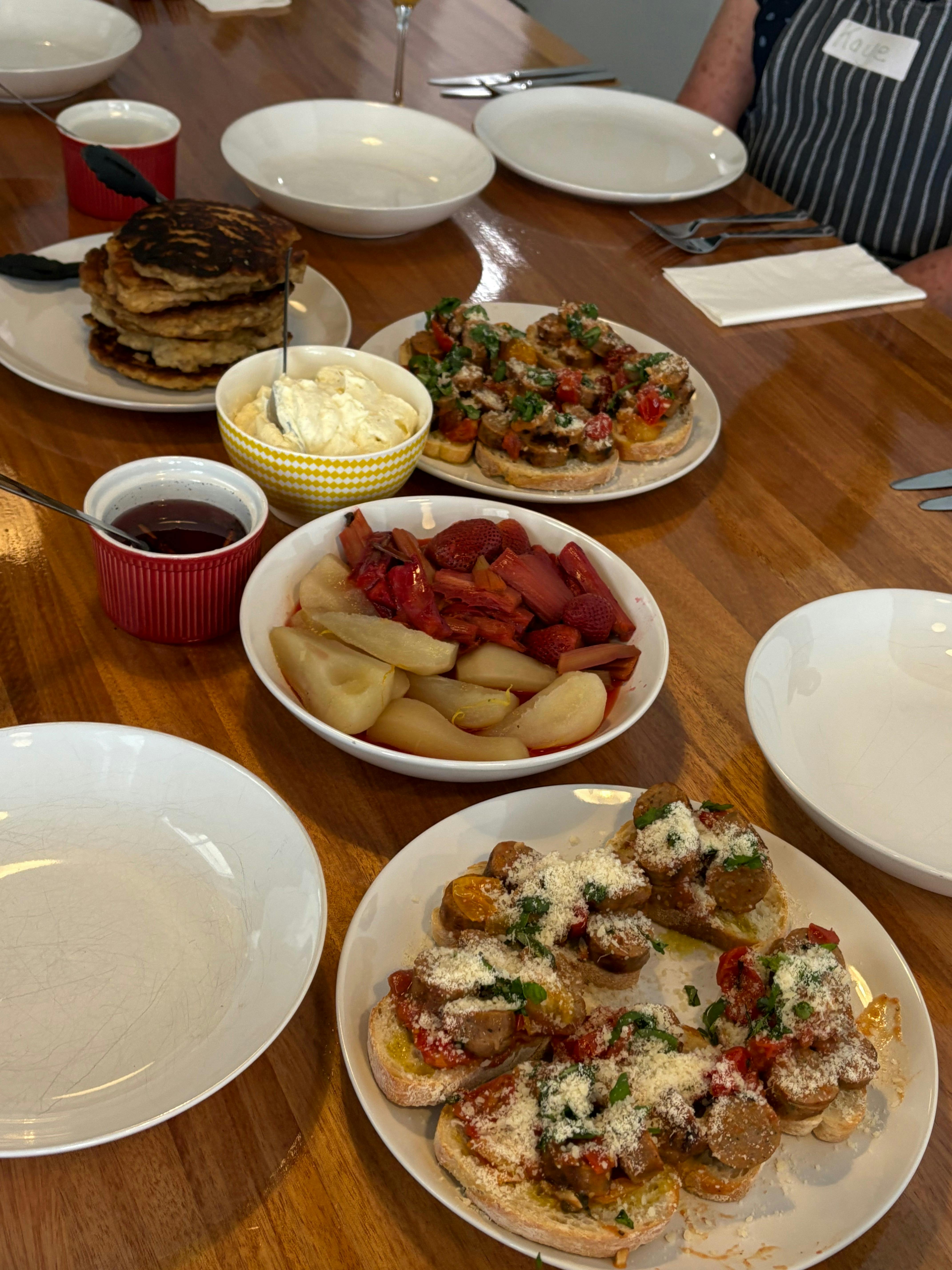 Photo of Food Cooked during the Italian Brunch Cooking Class
