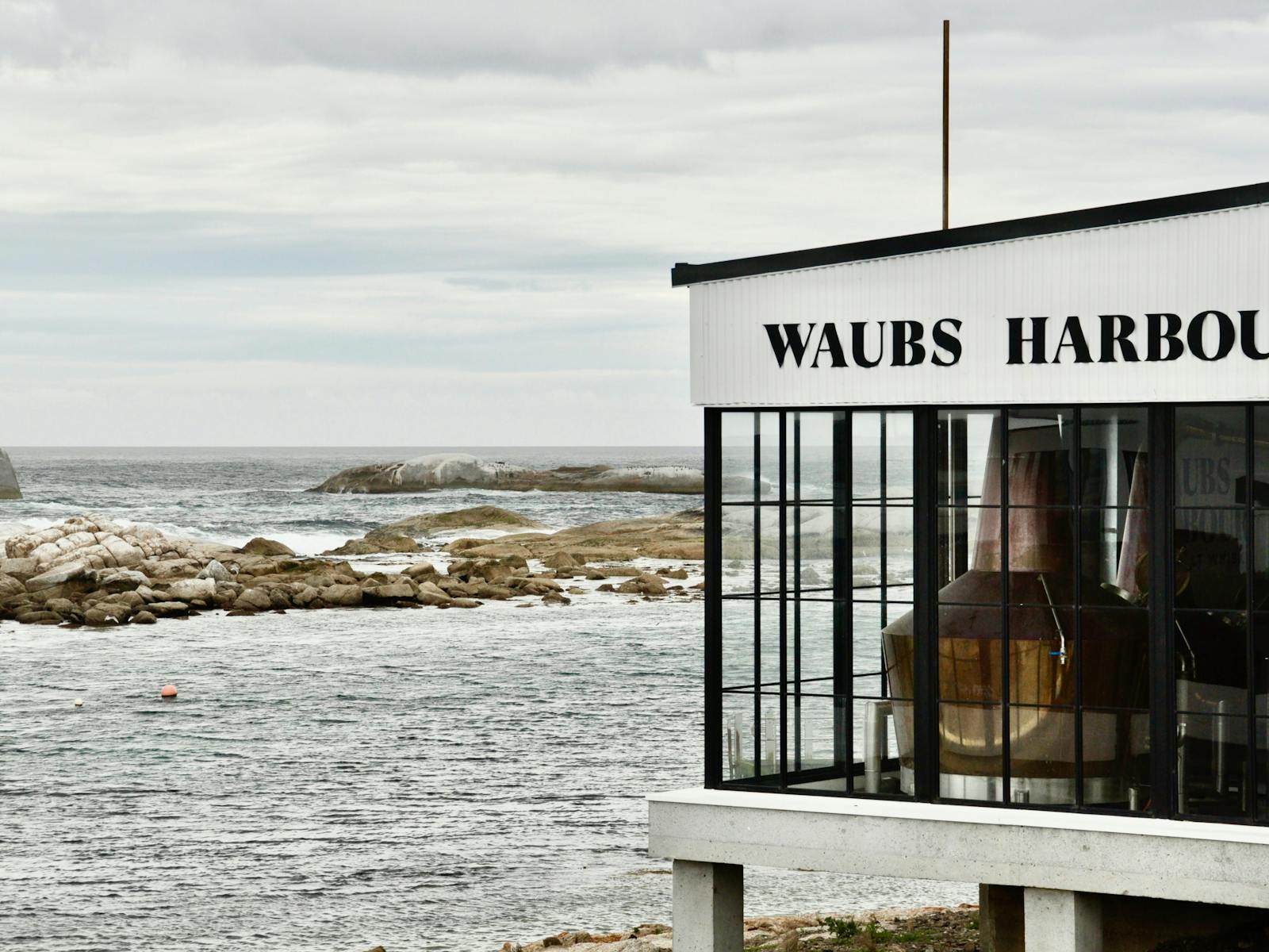 Waubs Harbour Distillery. Maritime Tasmanian single malt whisky, made by the ocean in Bicheno, Tas.