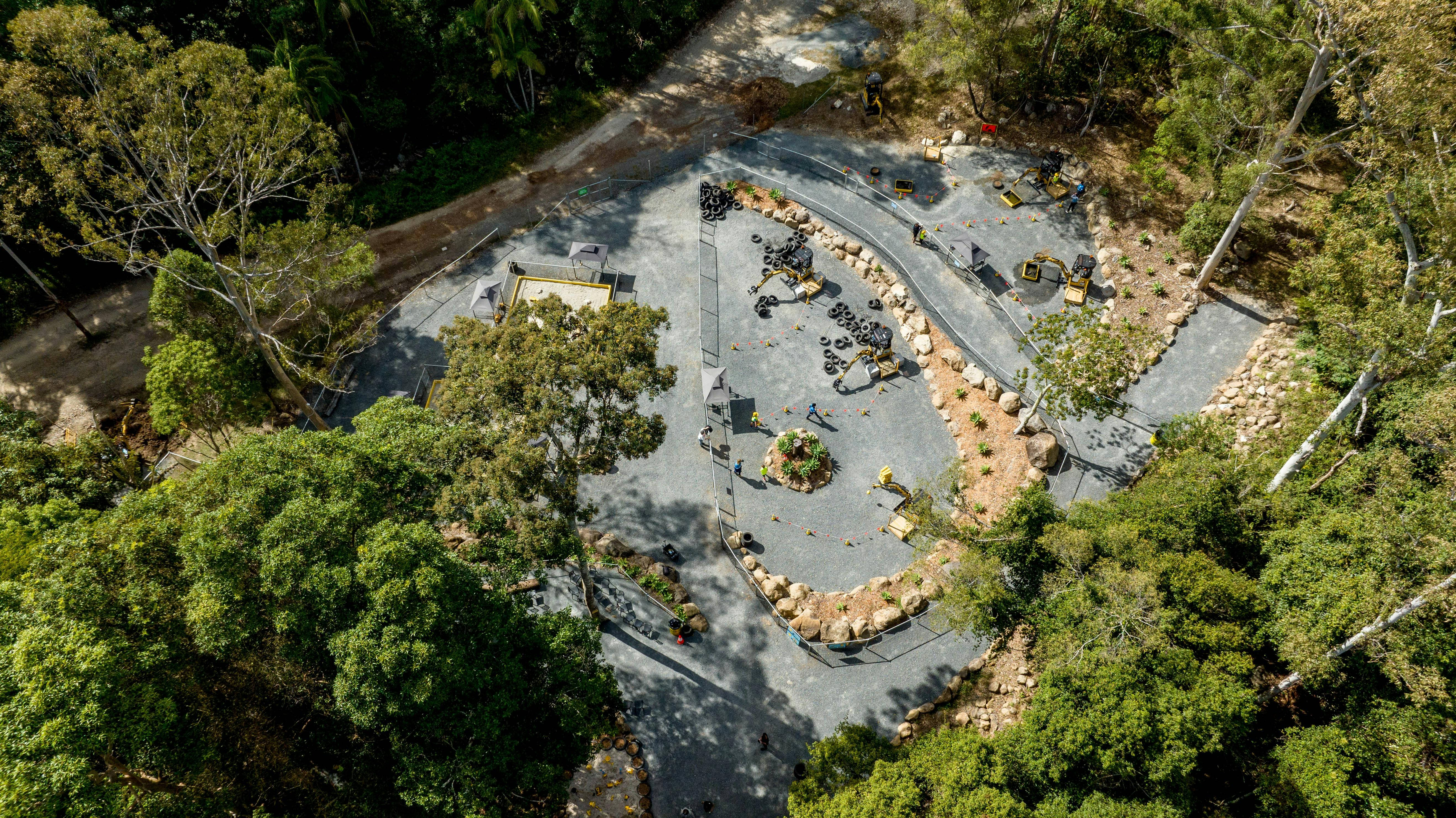 Birds Eye View of the Dig IT Site