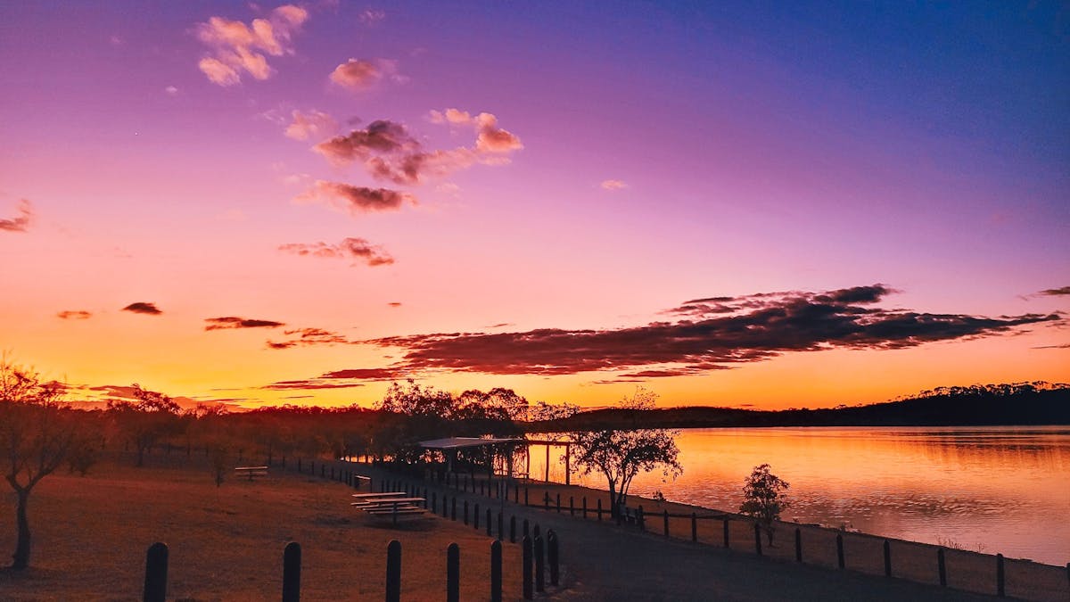 Enjoy stunning sunsets at Lake Belmore, Visit Croydon QLD
