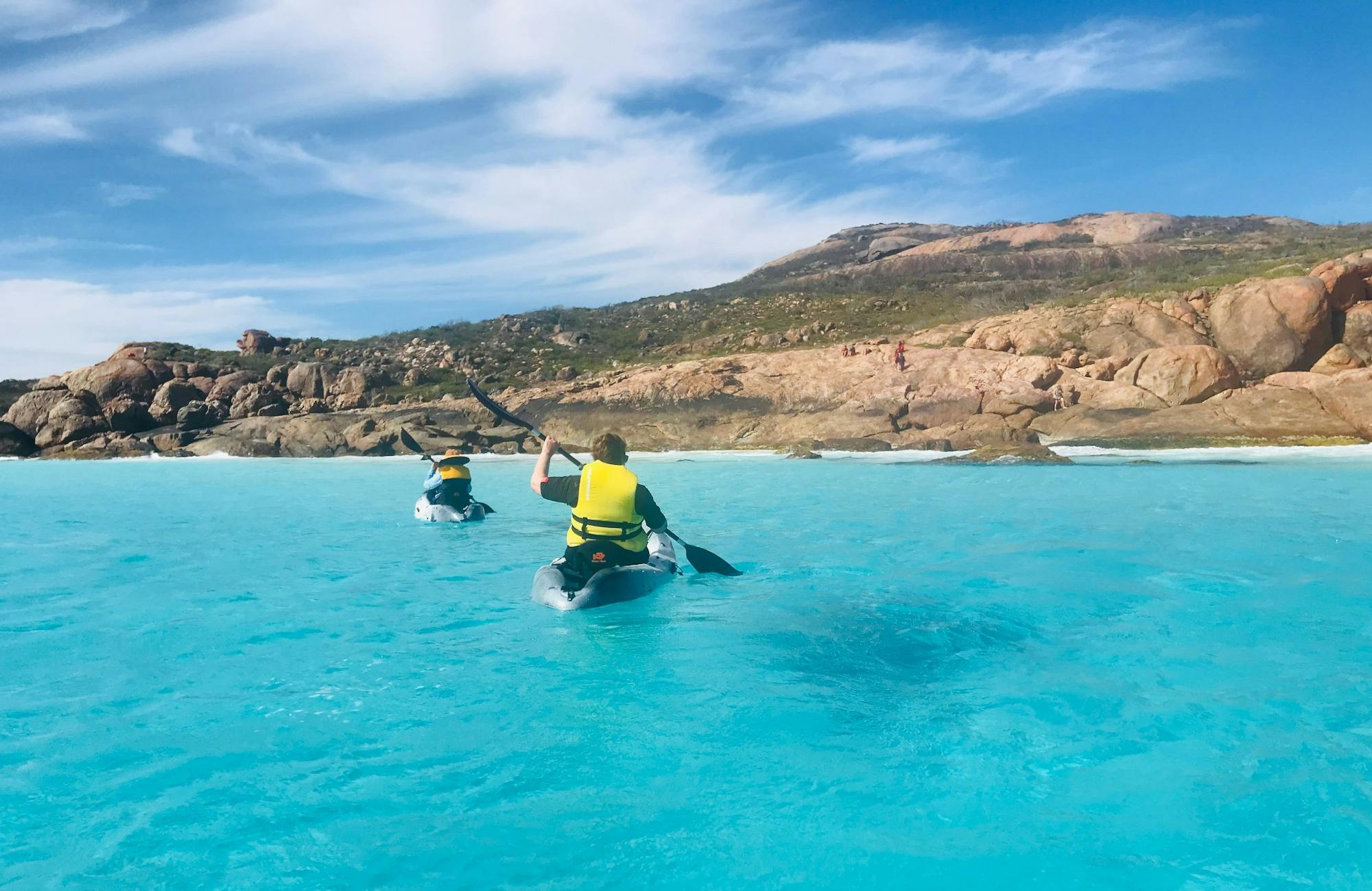 Kayak at Lucky Bay