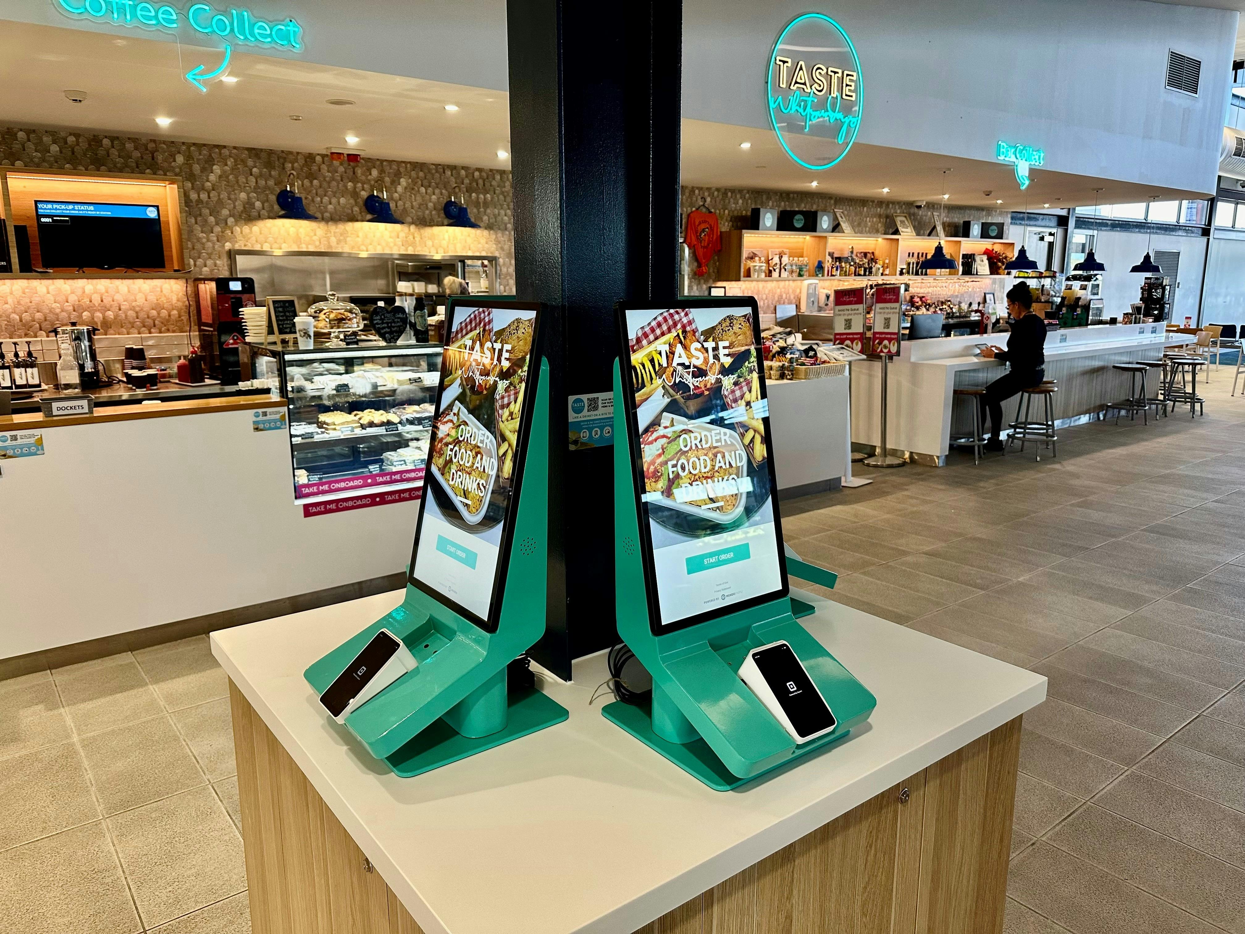 Our specially designed Kiosks for speedy service