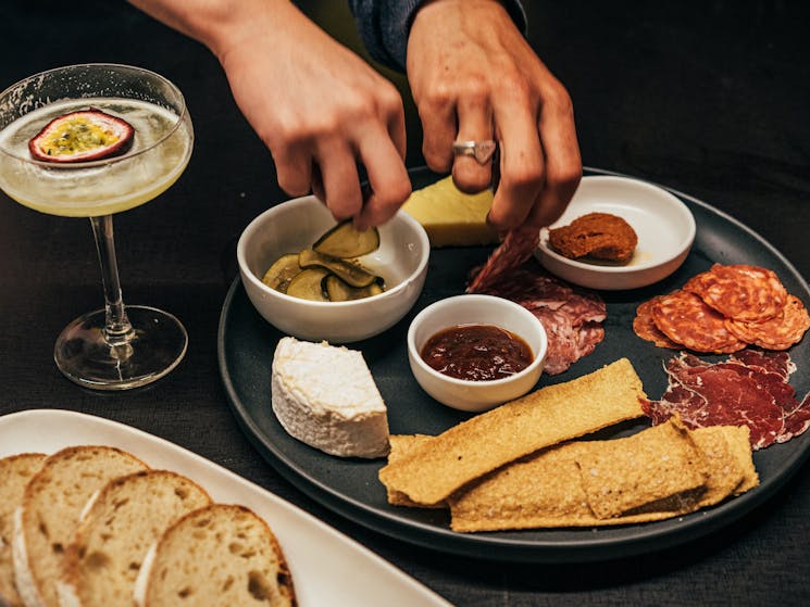 SocialLife Menu offers a range of local cheese, meats and other produce.