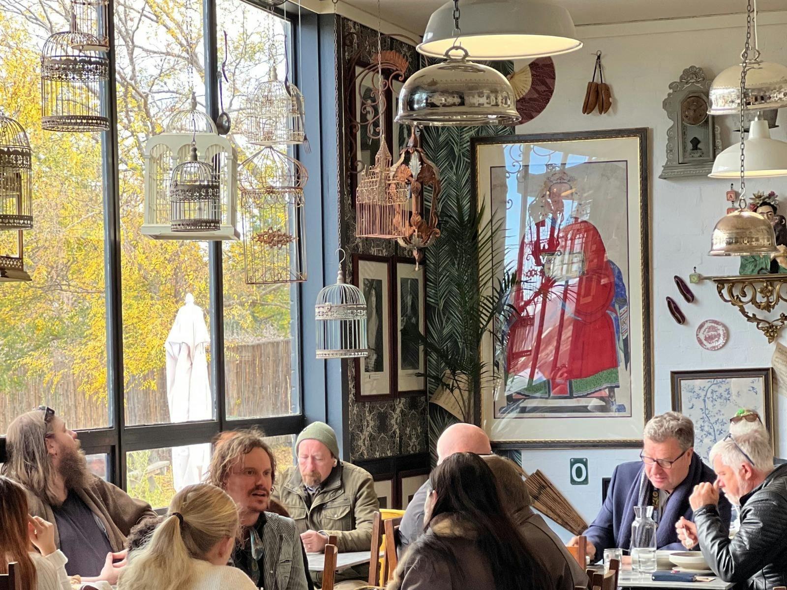 Customers Enjoying Salters Dining room