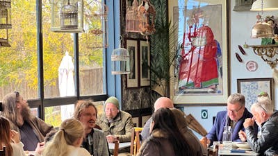 Customers Enjoying Salters Dining room