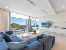 Spacious living areas opening up to generous balconies