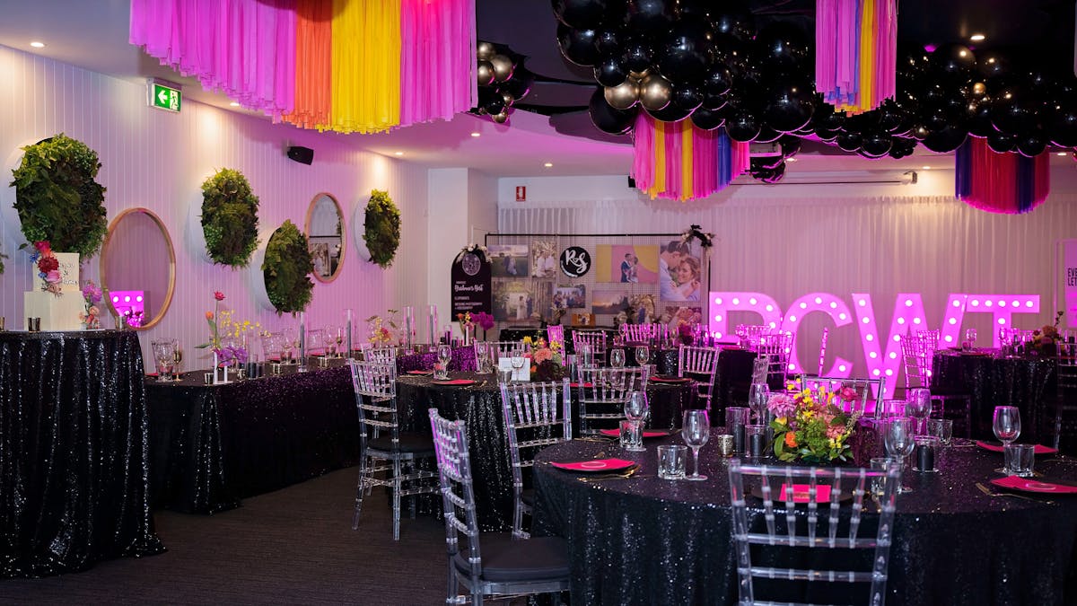 destination wedding reception raby bay harbour
