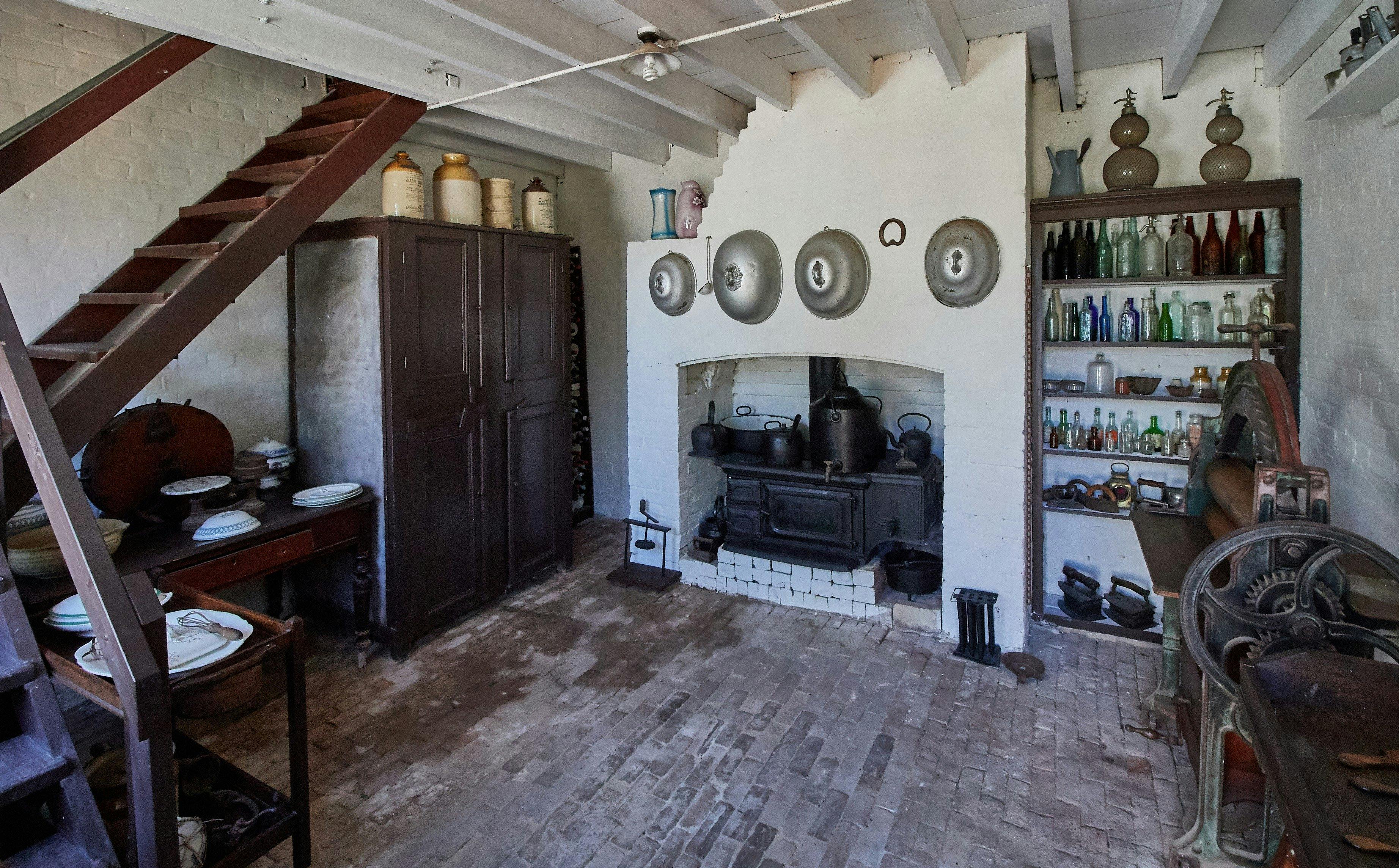 The original kitchen