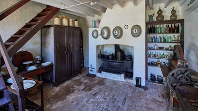 The original kitchen