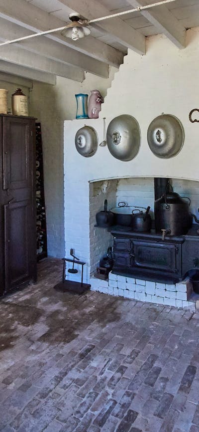 The original kitchen