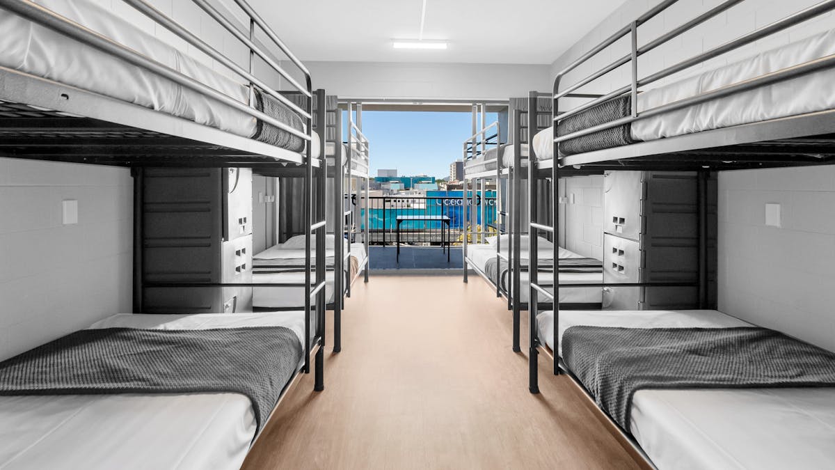 8-Bed Ensuite Dormitory with Balcony