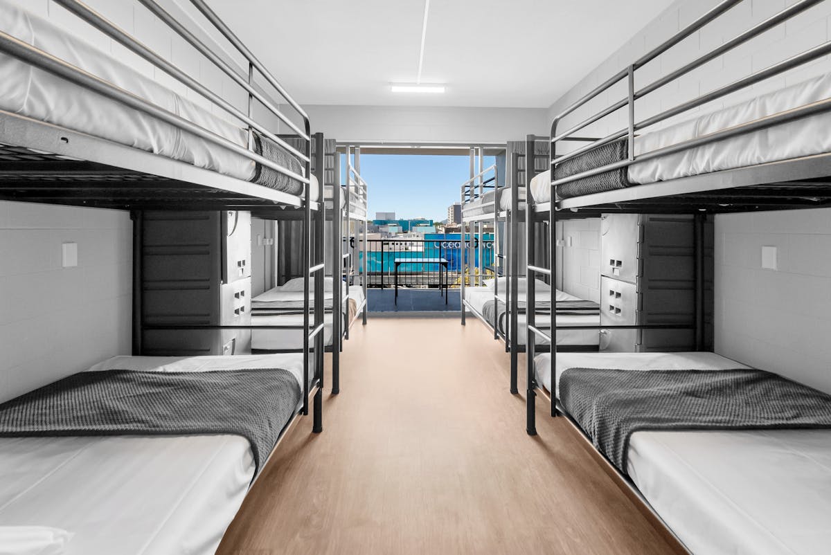 8-Bed Ensuite Dormitory with Balcony